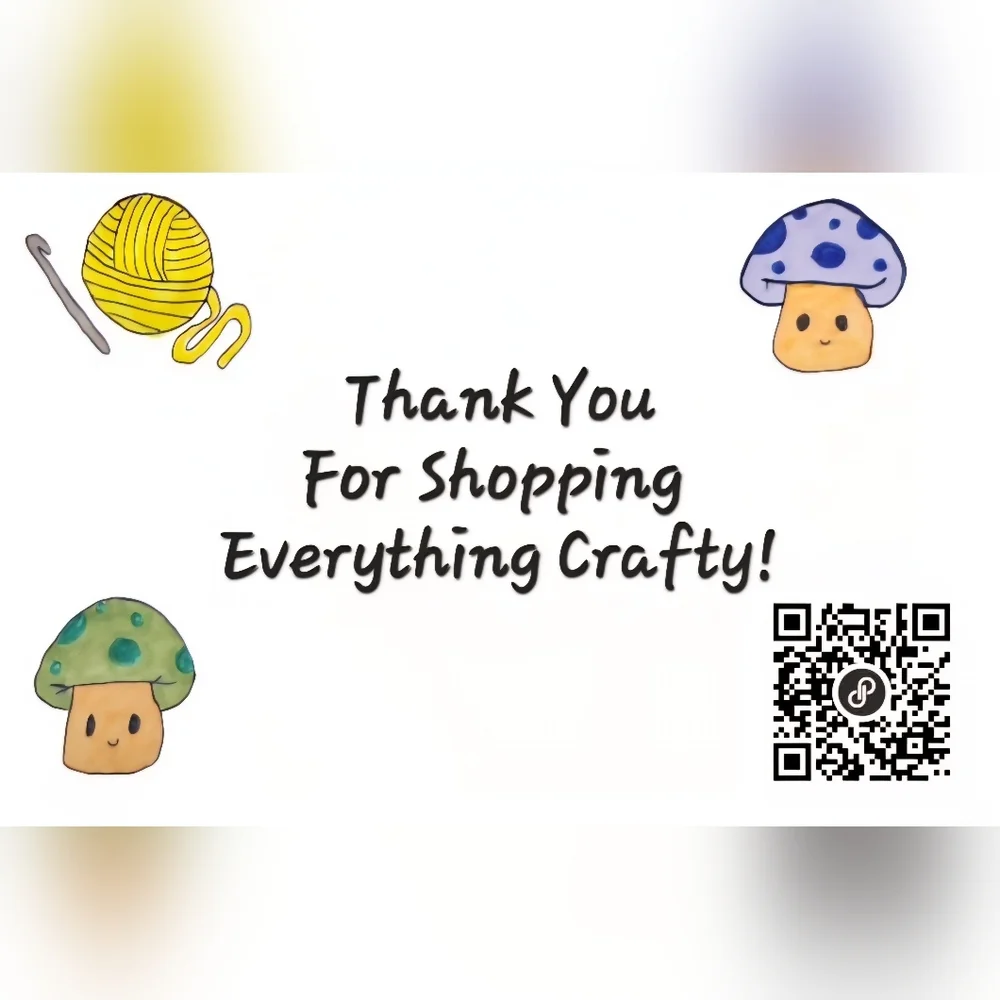 @heaths30 Custom Business Thank You Cards 50pk-Original Artwork By @bambi6660